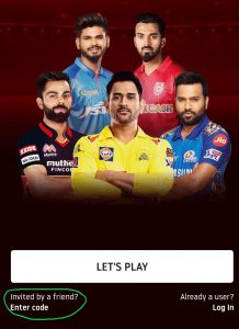 Dream11 Home Page